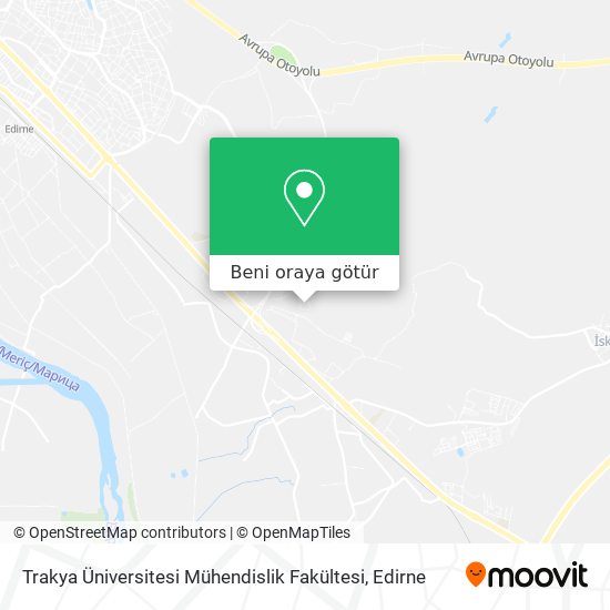 Trakya Üniversitesi Mühendislik Fakültesi harita