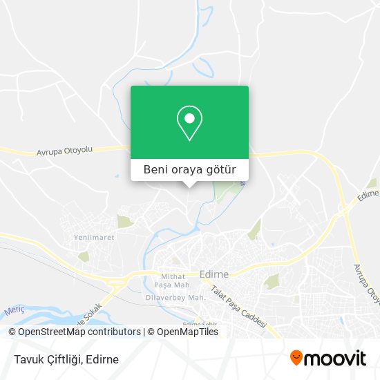 Tavuk Çiftliği harita