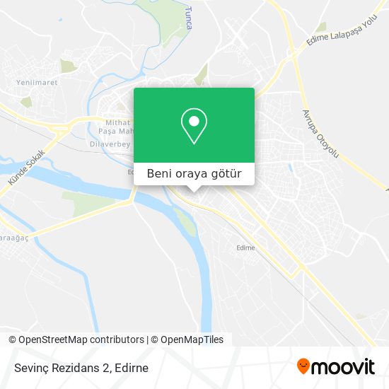 Sevinç Rezidans 2 harita