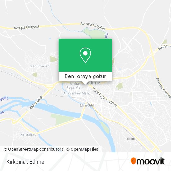 Kırkpınar harita