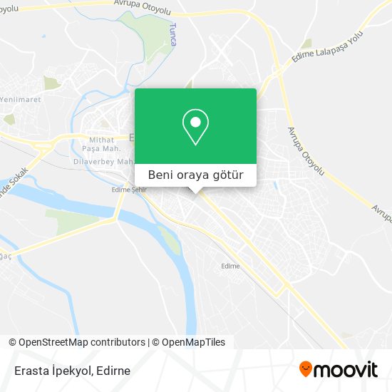 Erasta İpekyol harita