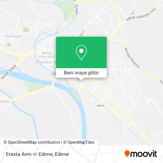 Erasta Avm •|• Edirne harita