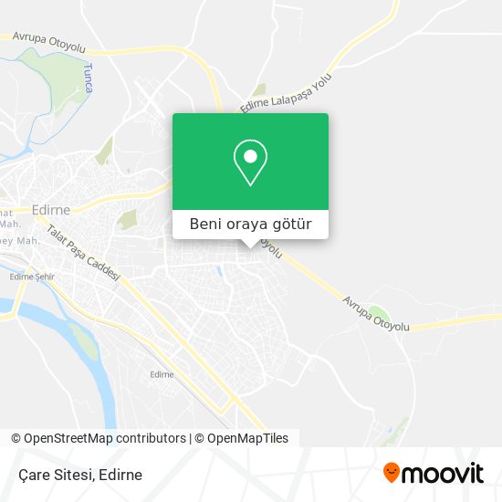 Çare Sitesi harita