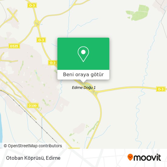 Otoban Köprüsü harita
