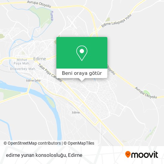 edirne yunan konsolosluğu harita