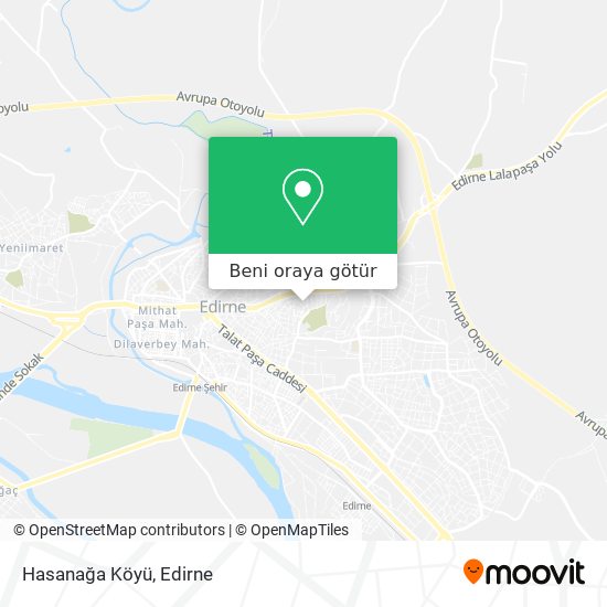 Hasanağa Köyü harita