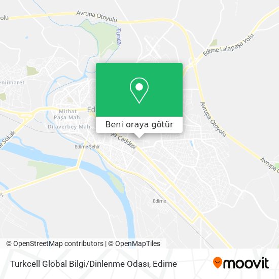 Turkcell Global Bilgi / Dinlenme Odası harita