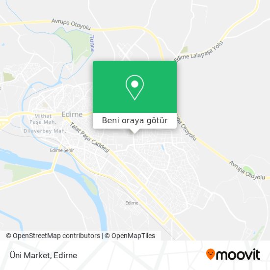Üni Market harita