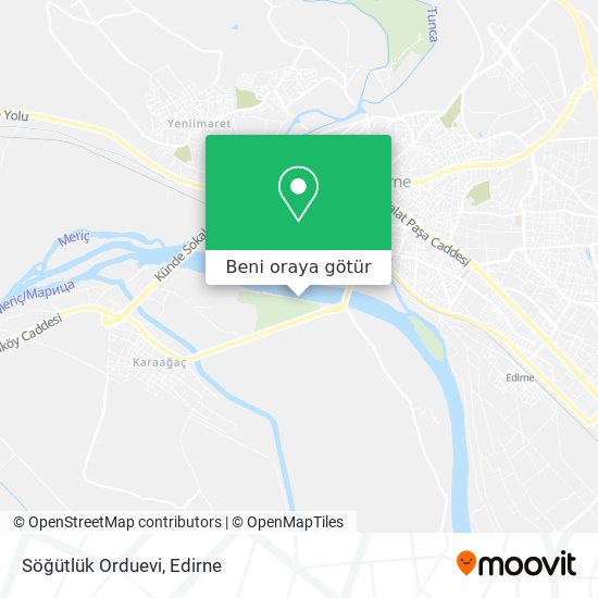 Söğütlük Orduevi harita