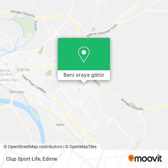 Clup Sport Life harita