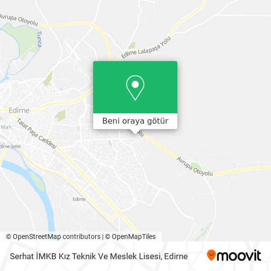 Serhat İMKB Kız Teknik Ve Meslek Lisesi harita