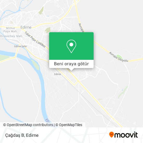 Çağdaş B harita