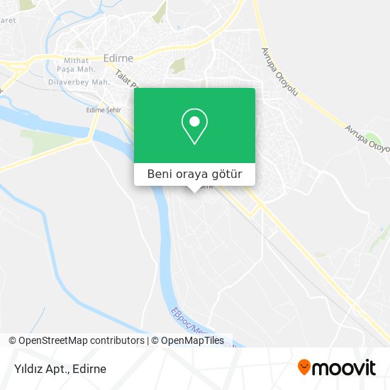 Yıldız Apt. harita