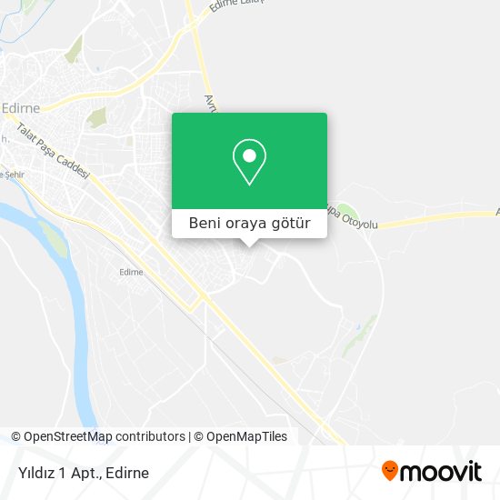 Yıldız 1 Apt. harita