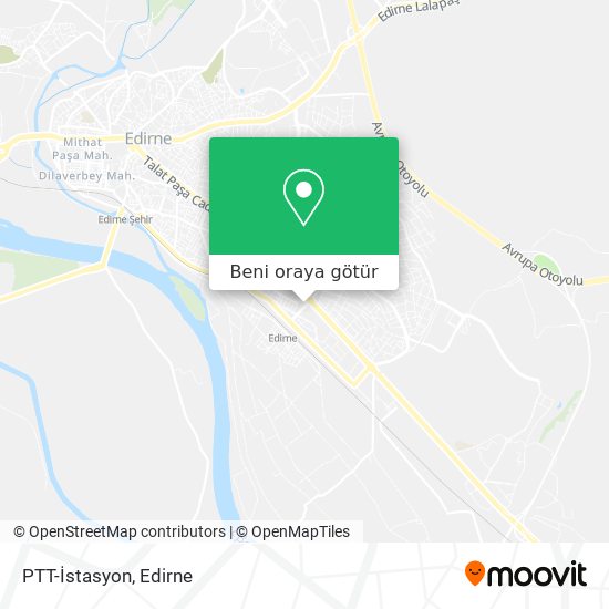 PTT-İstasyon harita