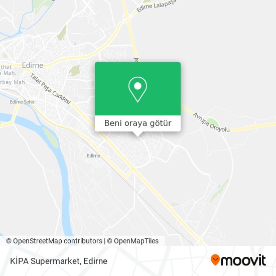 KİPA Supermarket harita