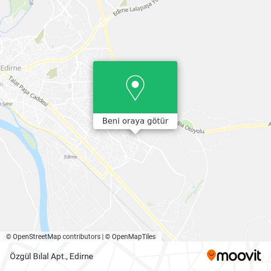 Özgül Bılal Apt. harita