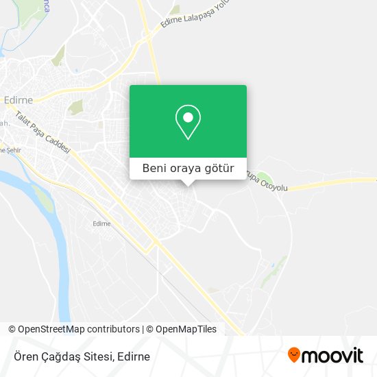 Ören Çağdaş Sitesi harita