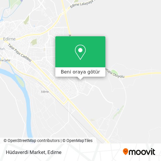 Hüdaverdi Market harita