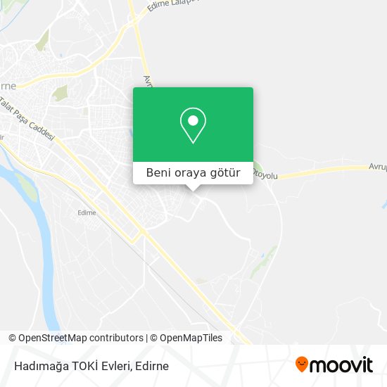 Hadımağa TOKİ Evleri harita