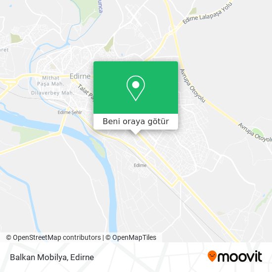 Balkan Mobilya harita