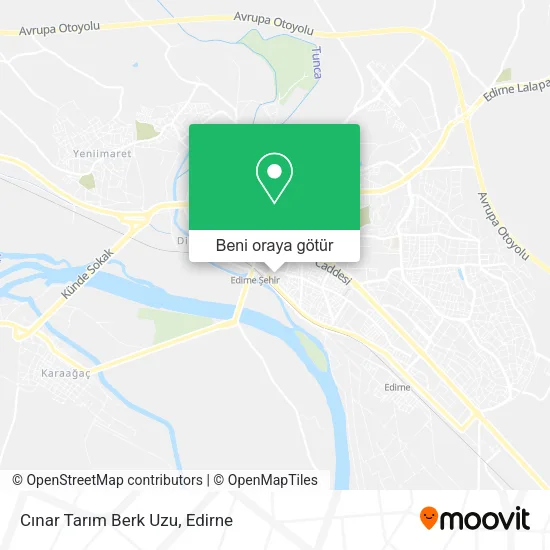 Cınar Tarım Berk Uzu harita