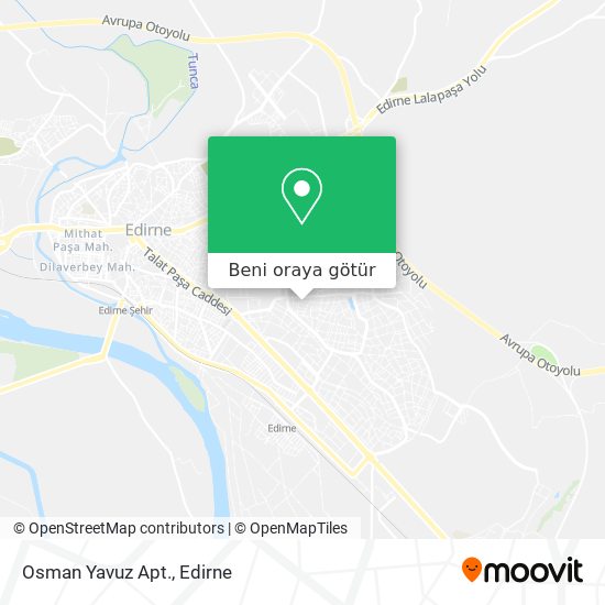 Osman Yavuz Apt. harita