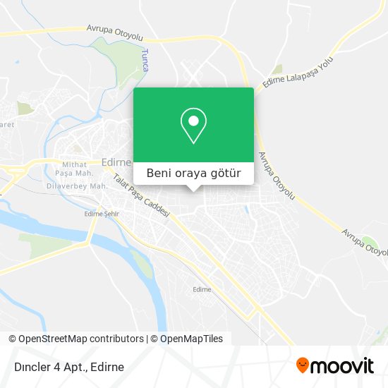 Dıncler 4 Apt. harita