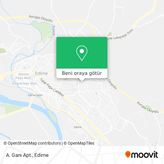A. Ganı Apt. harita