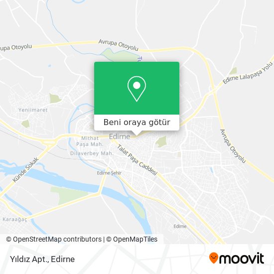 Yıldız Apt. harita