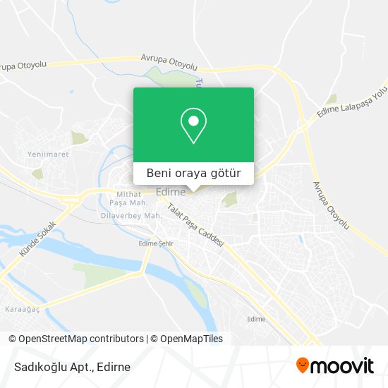 Sadıkoğlu Apt. harita