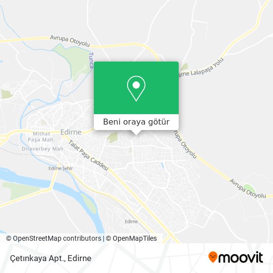 Çetınkaya Apt. harita