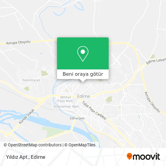 Yıldız Apt. harita