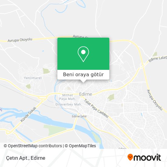 Çetın Apt. harita