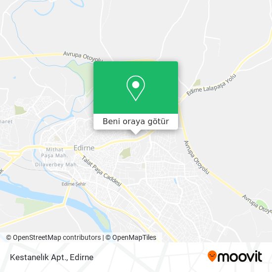 Kestanelık Apt. harita