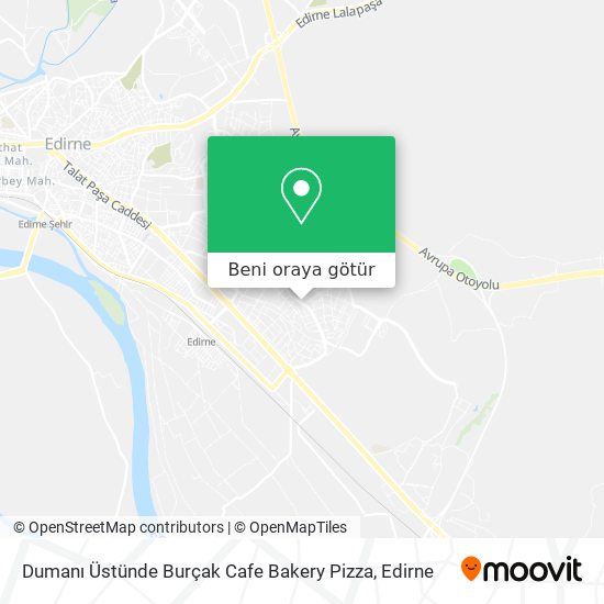 Dumanı Üstünde Burçak Cafe Bakery Pizza harita