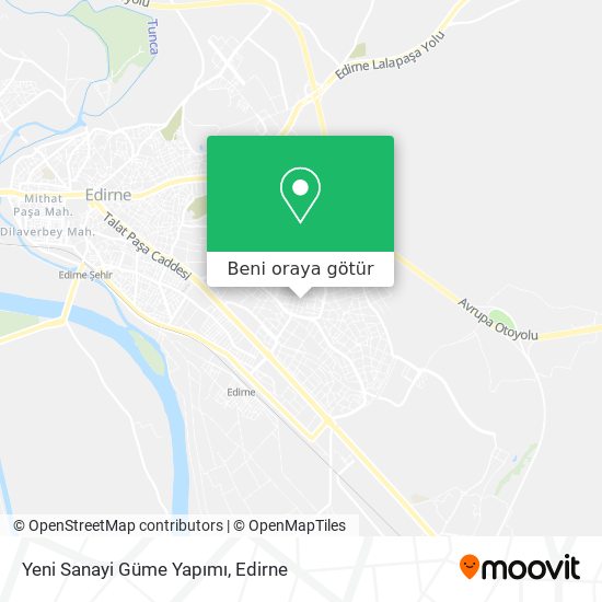 Yeni Sanayi Güme Yapımı harita