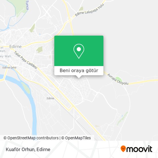 Kuaför Orhun harita