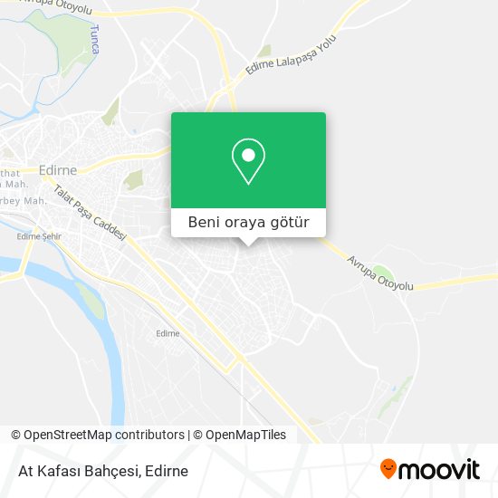 At Kafası Bahçesi harita