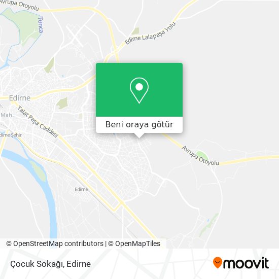 Çocuk Sokağı harita