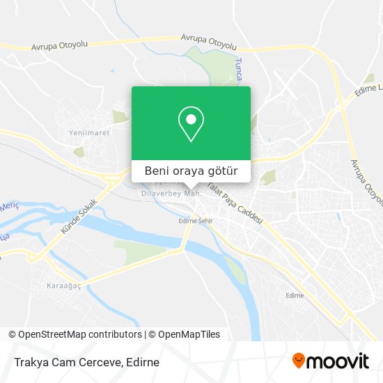 Trakya Cam Cerceve harita