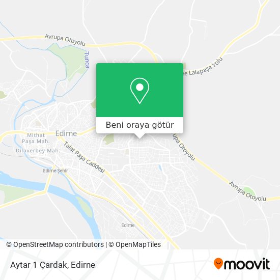 Aytar 1 Çardak harita