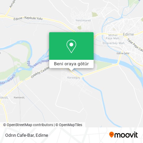 Odrın Cafe-Bar harita