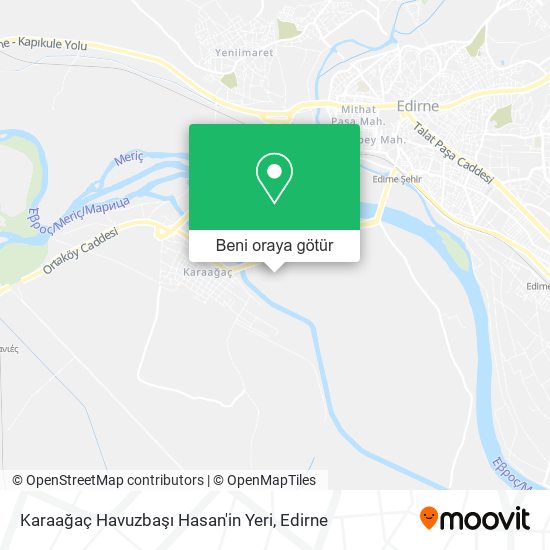 Karaağaç Havuzbaşı Hasan'in Yeri harita