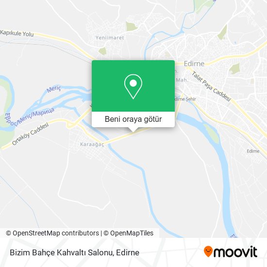 Bizim Bahçe Kahvaltı Salonu harita