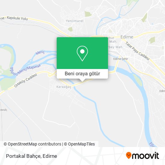 Portakal Bahçe harita