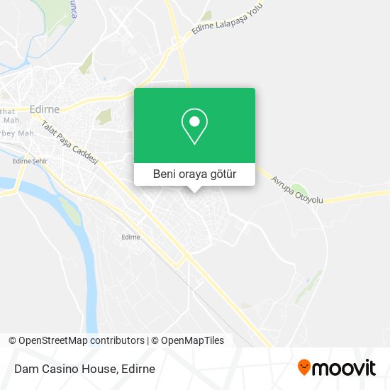 Dam Casino House harita