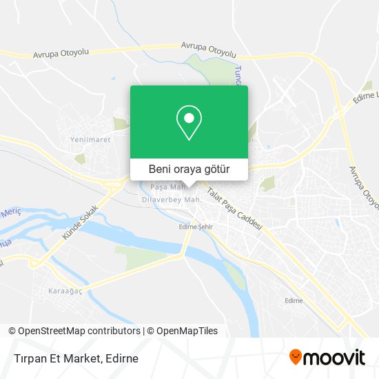 Tırpan Et Market harita