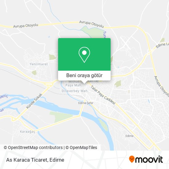 As Karaca Ticaret harita