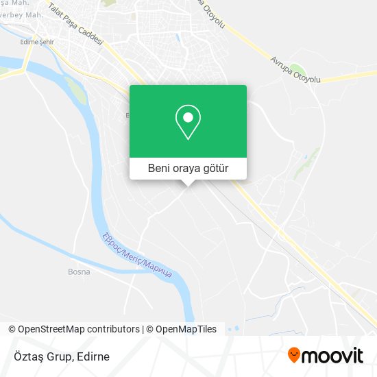 Öztaş Grup harita